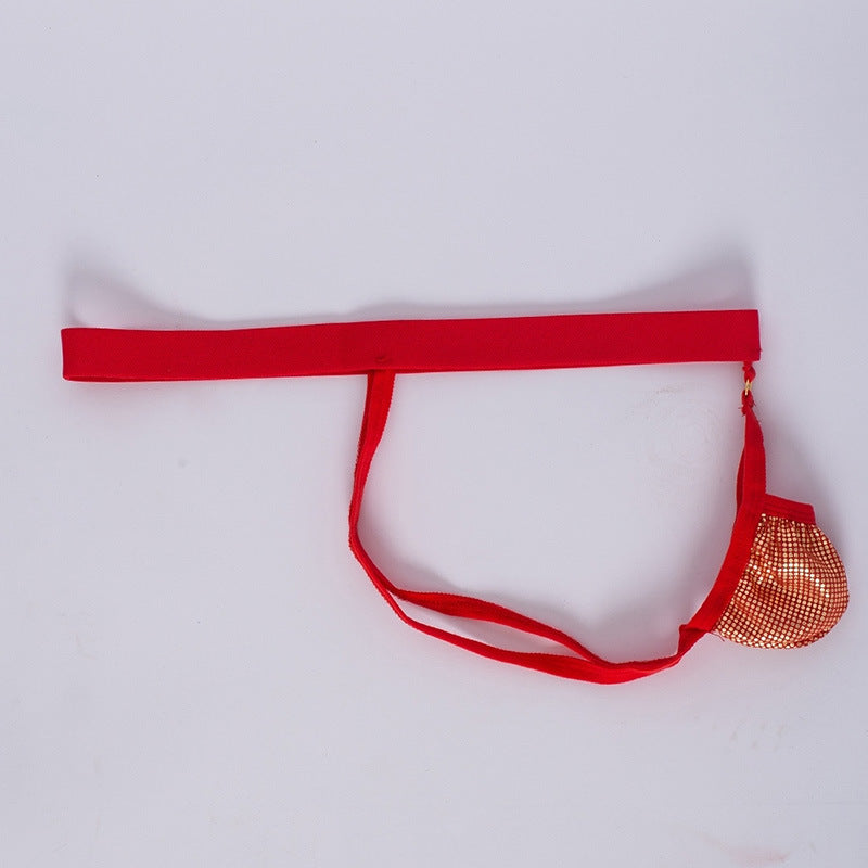 Image of Men's sex thong sexy men's sex panties briefs free to take off adult panties cutout T-string pants